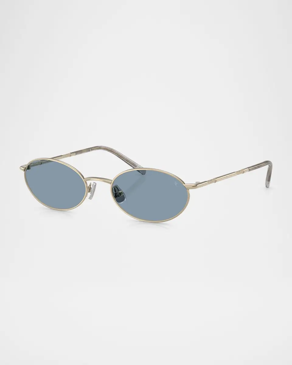Brunello Cucinelli BC2006ST Oval Titanium Sunglasses | Thumbnail 3 Brunello Cucinelli BC2006ST Oval Titanium Sunglasses | Thumbnail 3