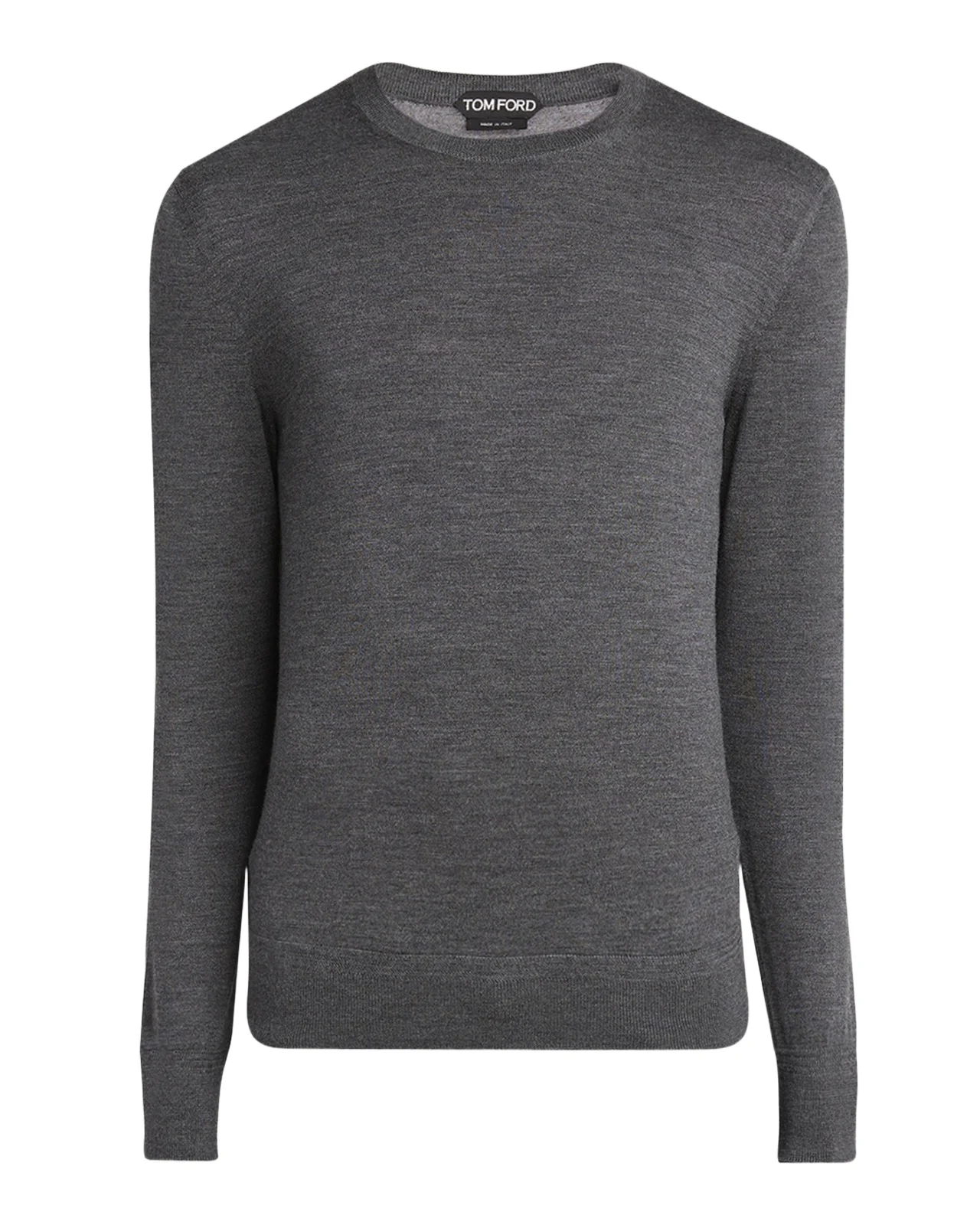 Men's Fine Gauge Wool Crewneck Sweater