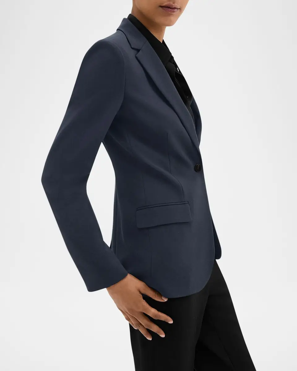 Theory Admiral Crepe One-Button Staple Blazer | Thumbnail 4 Theory Admiral Crepe One-Button Staple Blazer | Thumbnail 4