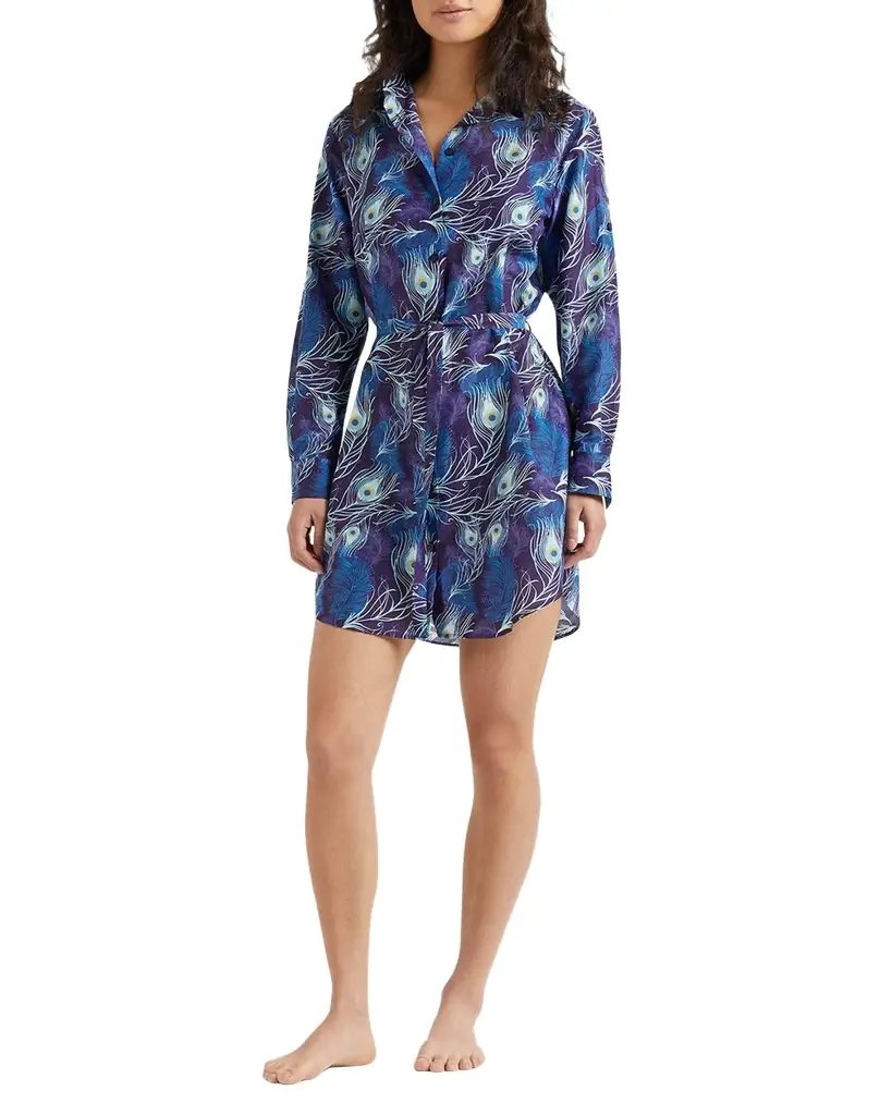 Vilebrequin Eyes of the Wind Cotton-Silk Shirtdress | Image 1 Vilebrequin Eyes of the Wind Cotton-Silk Shirtdress | Image 1