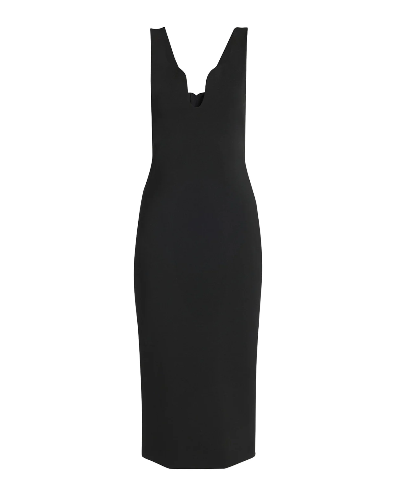 Stretch Jersey Body-Con Midi Dress