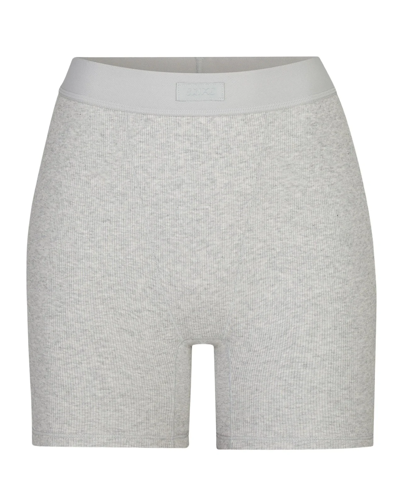 Skims Cotton Rib Logo Boxers