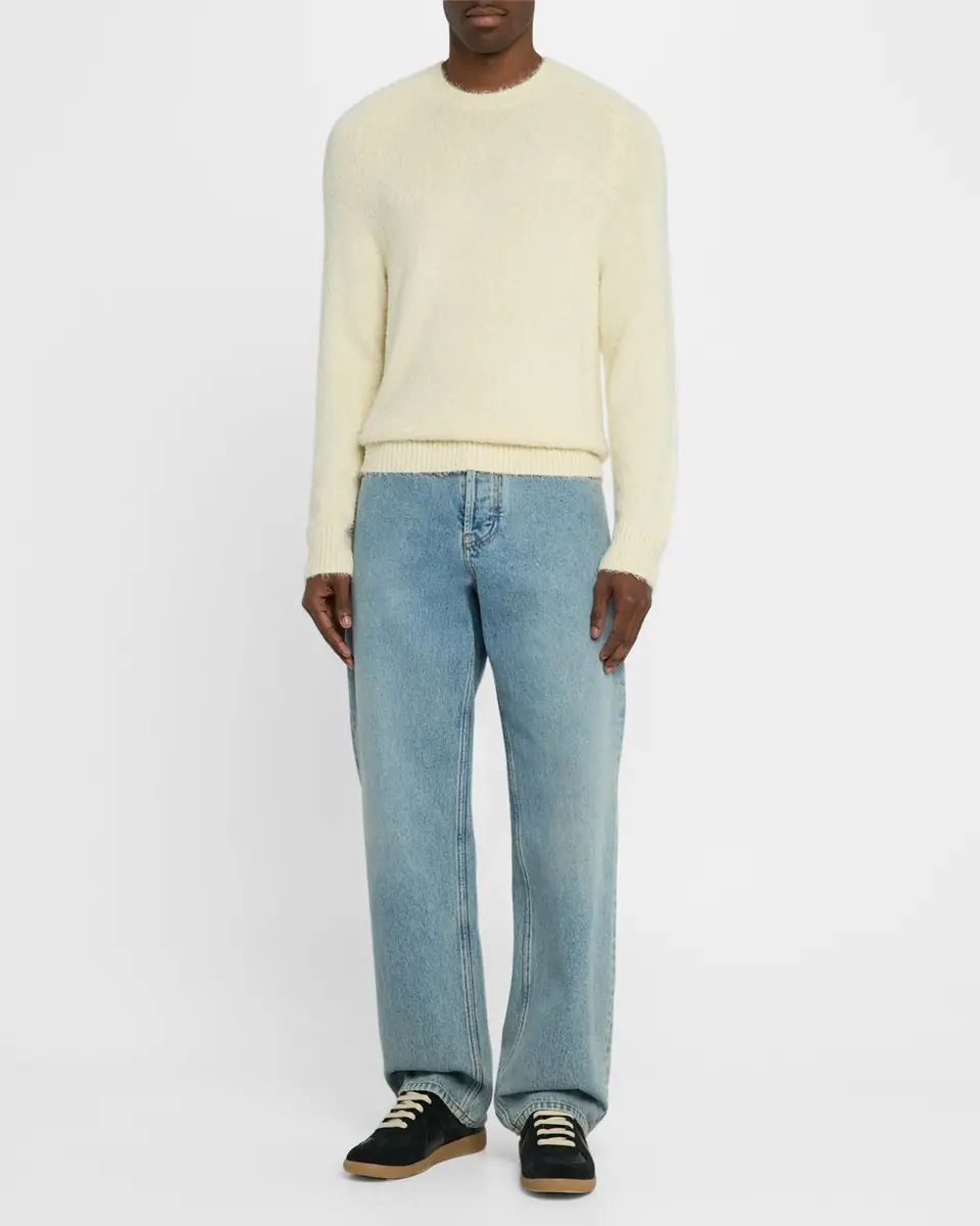 Maison Margiela Men's Replica Leather Low-Top Sneakers | Thumbnail 3 Maison Margiela Men's Replica Leather Low-Top Sneakers | Thumbnail 3