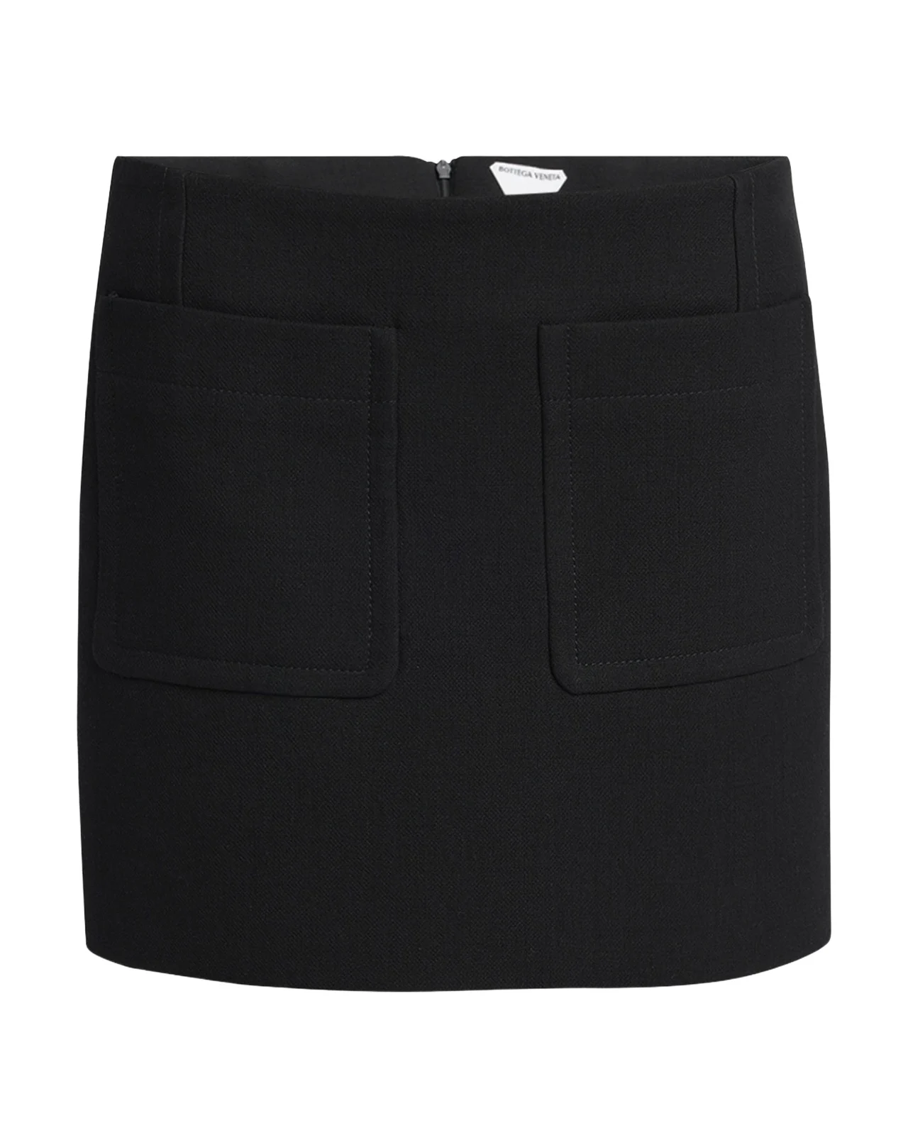 Front-Pockets Mini Pencil Skirt