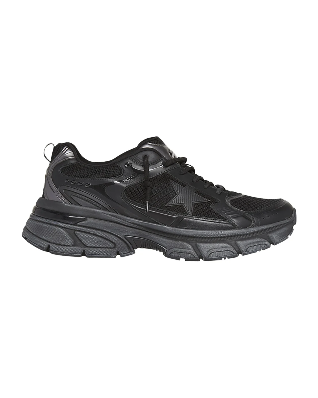 Men's Lightstar Mesh and Leather Sneakers