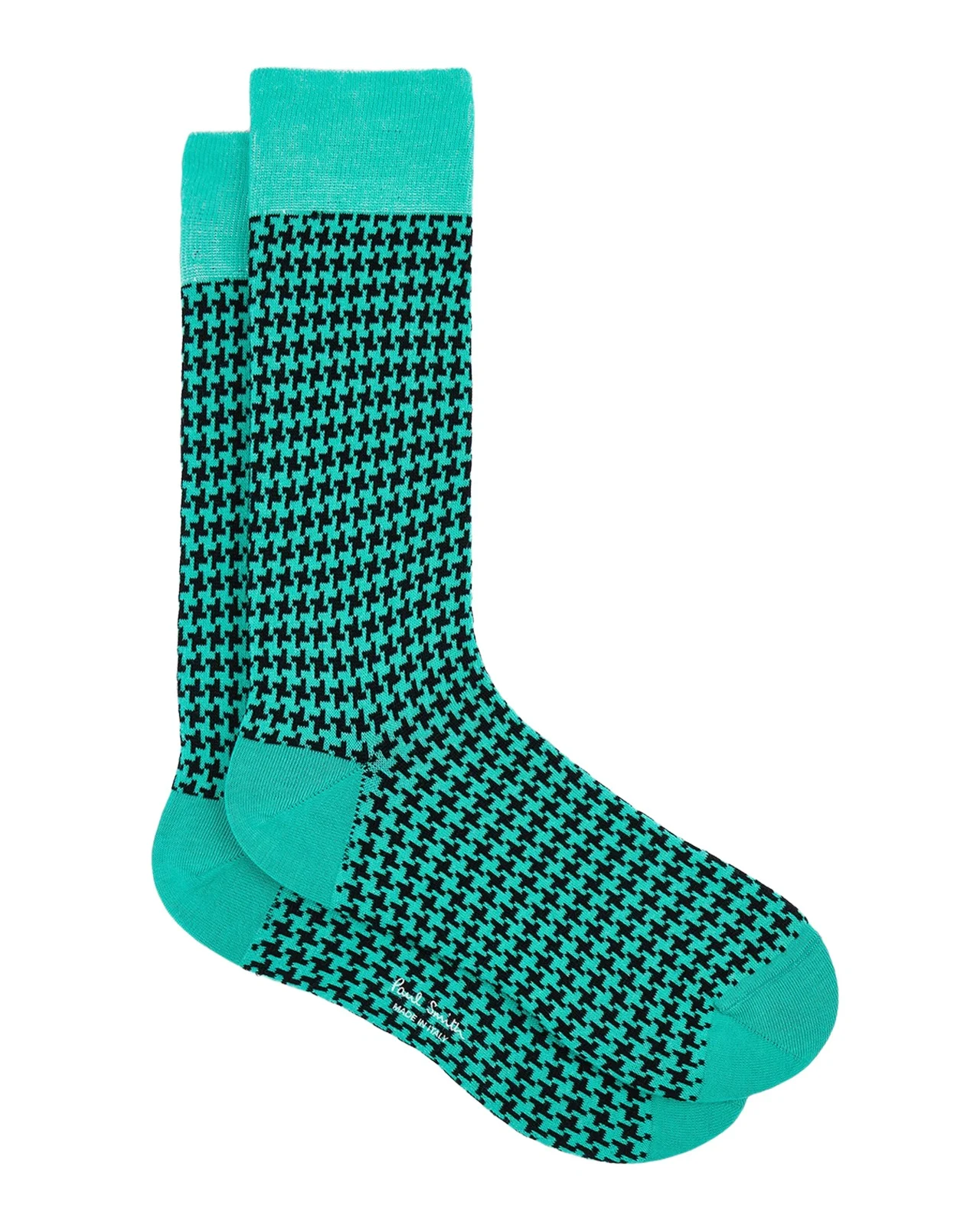 Paul Smith Men's James Houndstooth Gingham Crew Socks