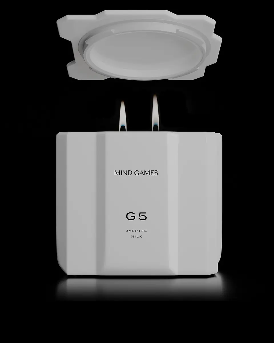 Mind Games G5 White Knight Jasmine Milk Luxury Candle, 10 oz. | Thumbnail 4 Mind Games G5 White Knight Jasmine Milk Luxury Candle, 10 oz. | Thumbnail 4