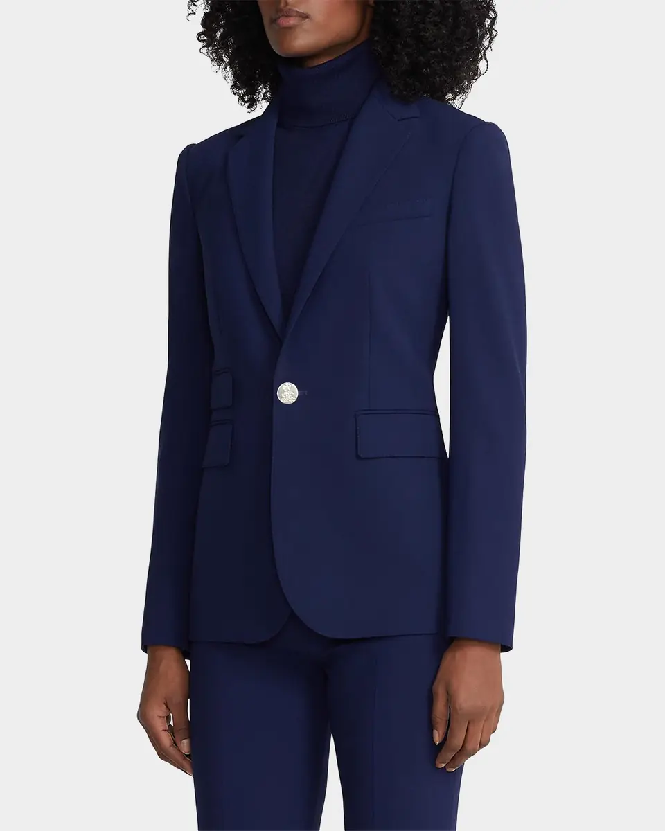Ralph Lauren Collection Parker Wool Crepe Jacket | Thumbnail 6 Ralph Lauren Collection Parker Wool Crepe Jacket | Thumbnail 6