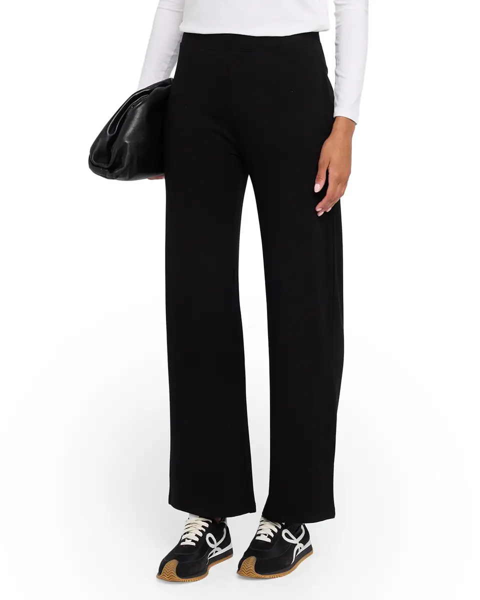 MAJESTIC FILATURES Wide-Leg French Terry Pants | Thumbnail 4 MAJESTIC FILATURES Wide-Leg French Terry Pants | Thumbnail 4
