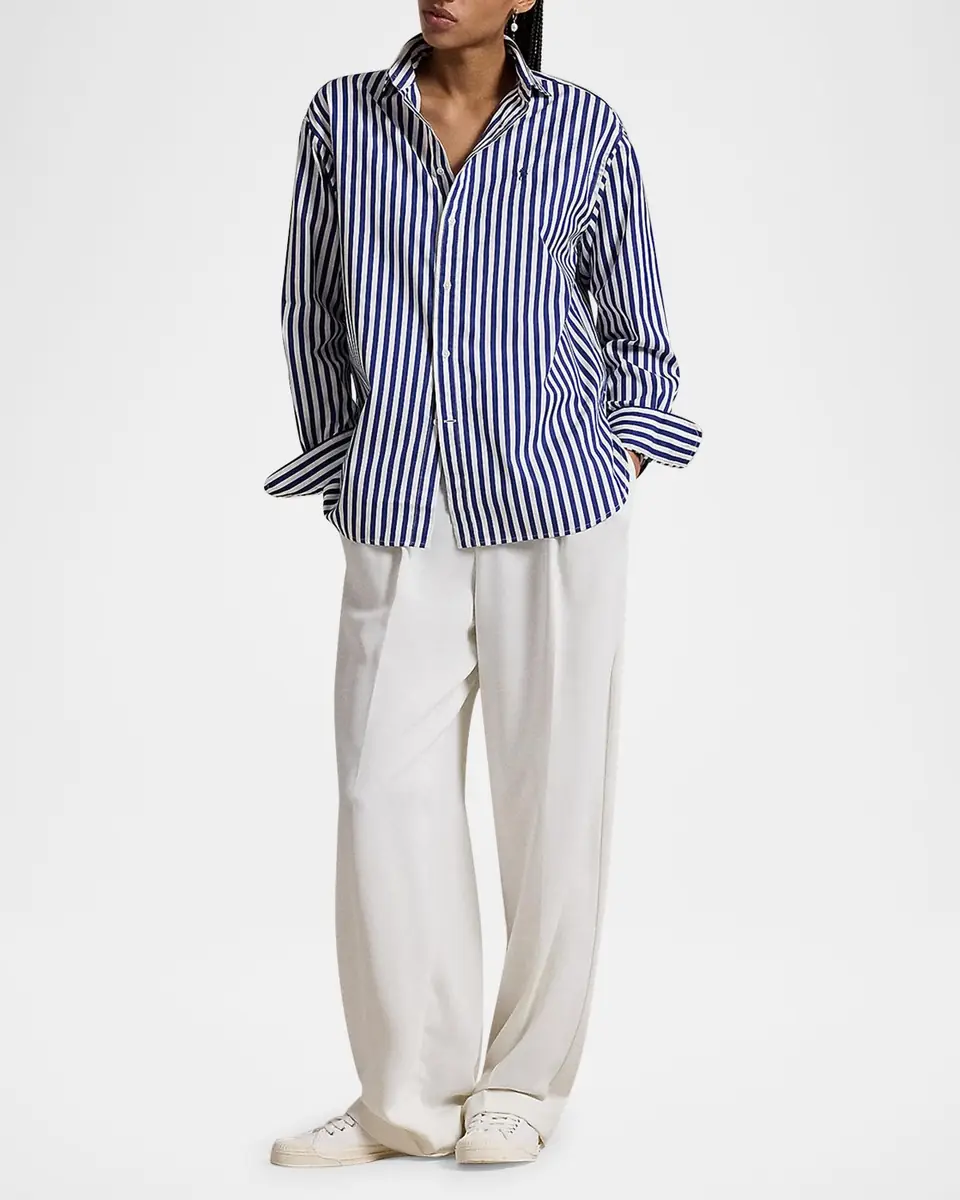 Polo Ralph Lauren Relaxed-Fit Striped Cotton Shirt | Thumbnail 2 Polo Ralph Lauren Relaxed-Fit Striped Cotton Shirt | Thumbnail 2