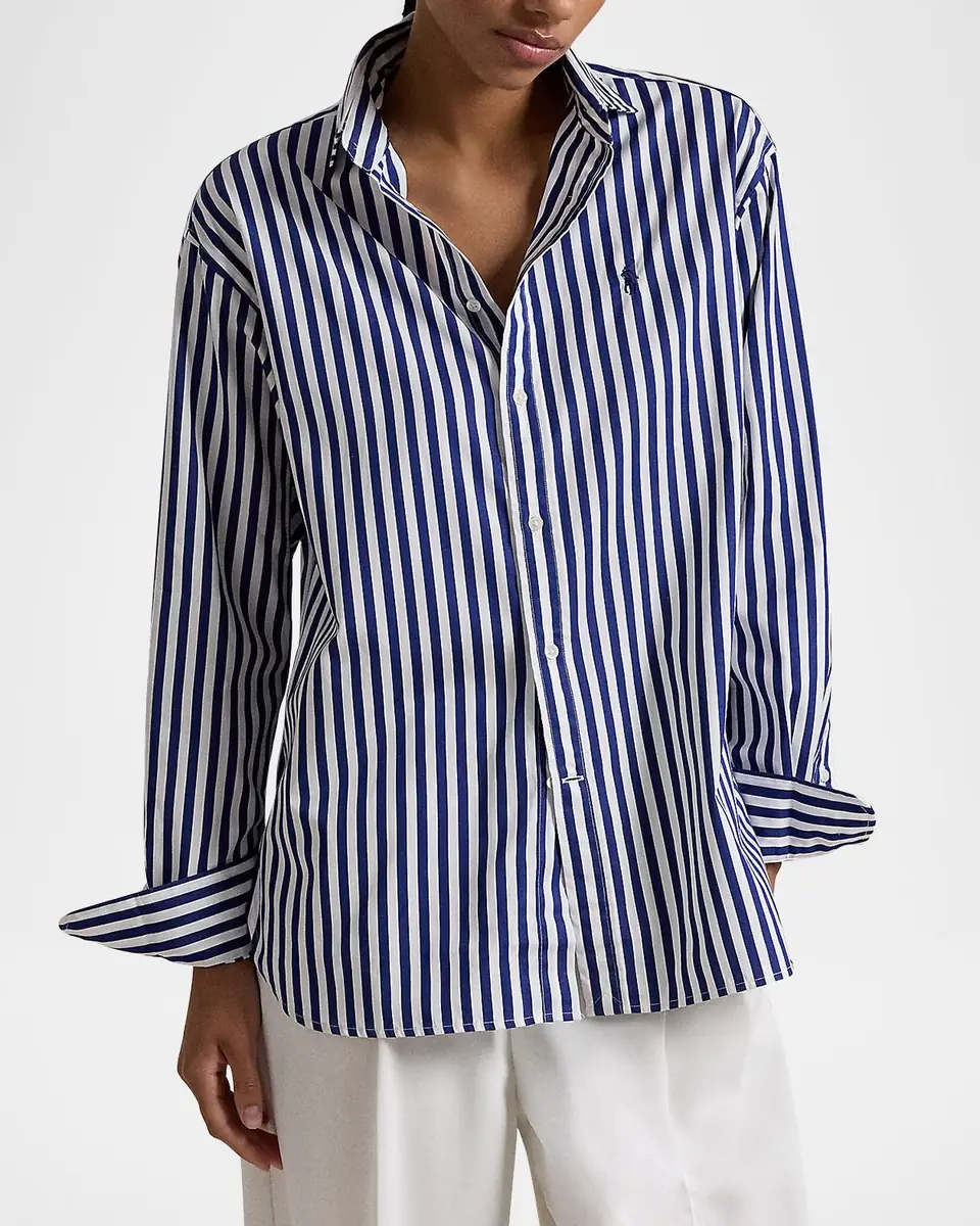 Polo Ralph Lauren Relaxed-Fit Striped Cotton Shirt | Thumbnail 4 Polo Ralph Lauren Relaxed-Fit Striped Cotton Shirt | Thumbnail 4