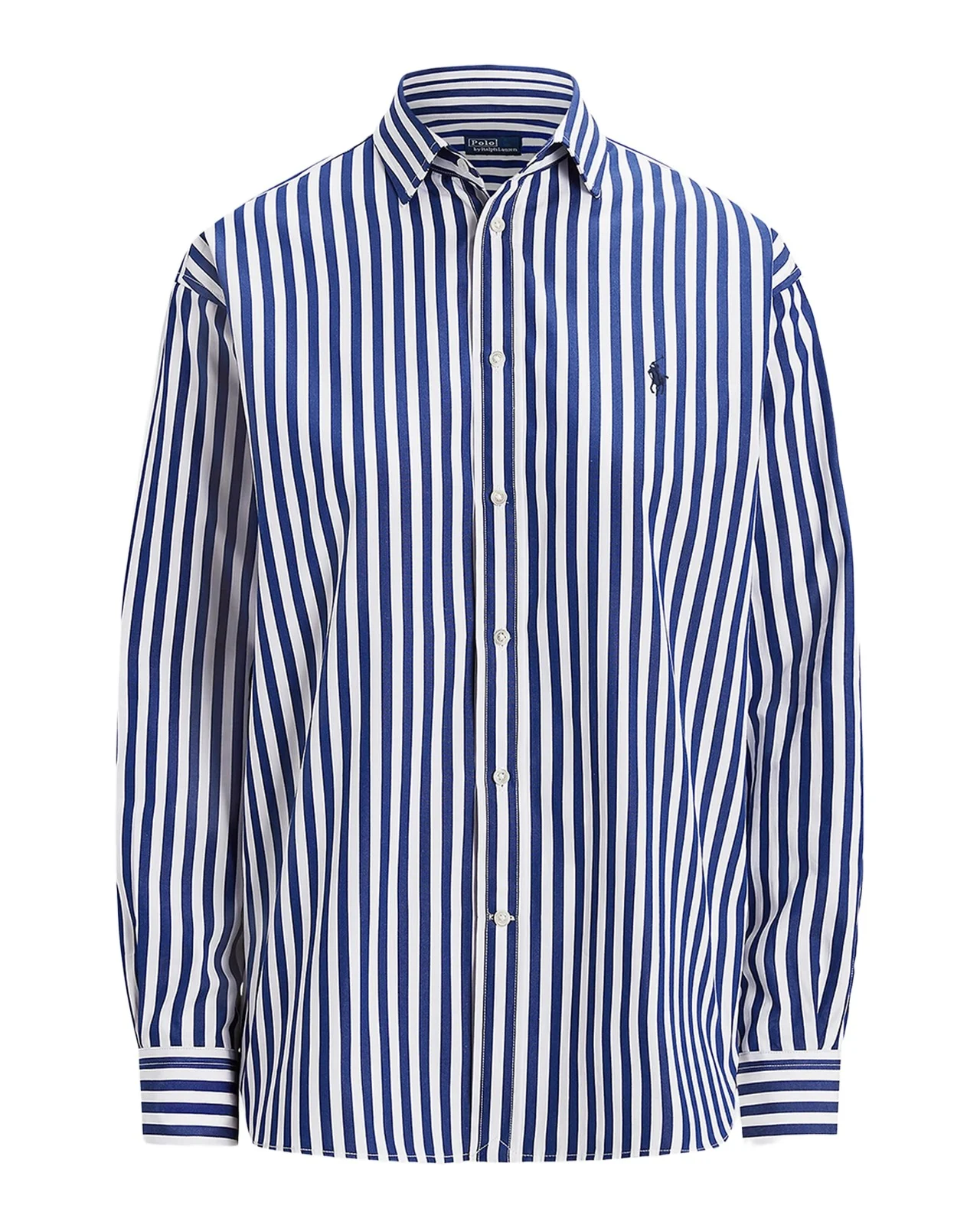 Relaxed-Fit Striped Cotton Shirt