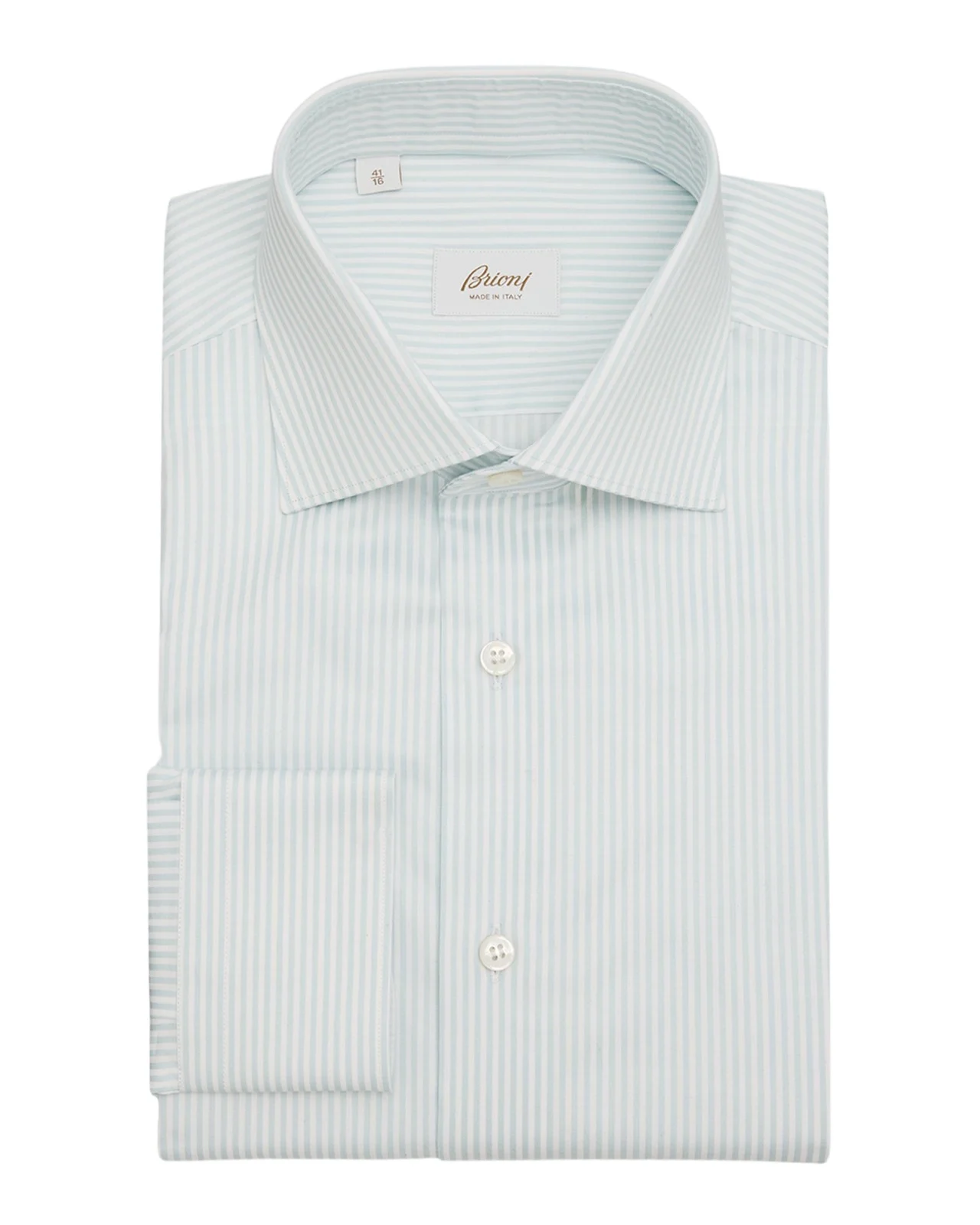 Brioni Men's Cotton Bengal Stripe Dress Shirt