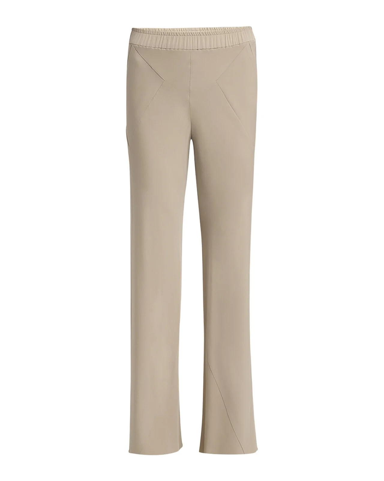 Giorgio Armani Triple Silk Georgette Flat Front Trousers