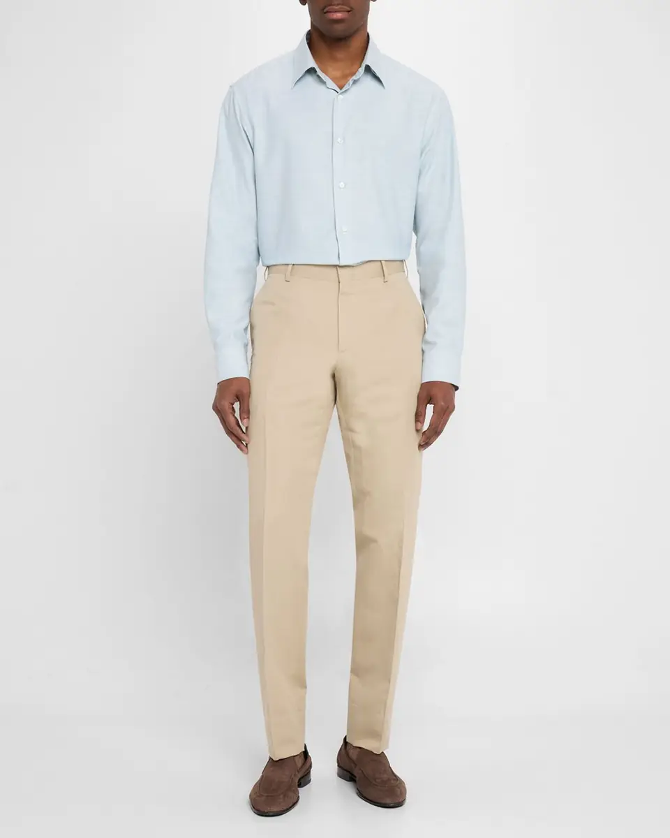 Brioni Men's Cotton Twill Sport Shirt | Thumbnail 2