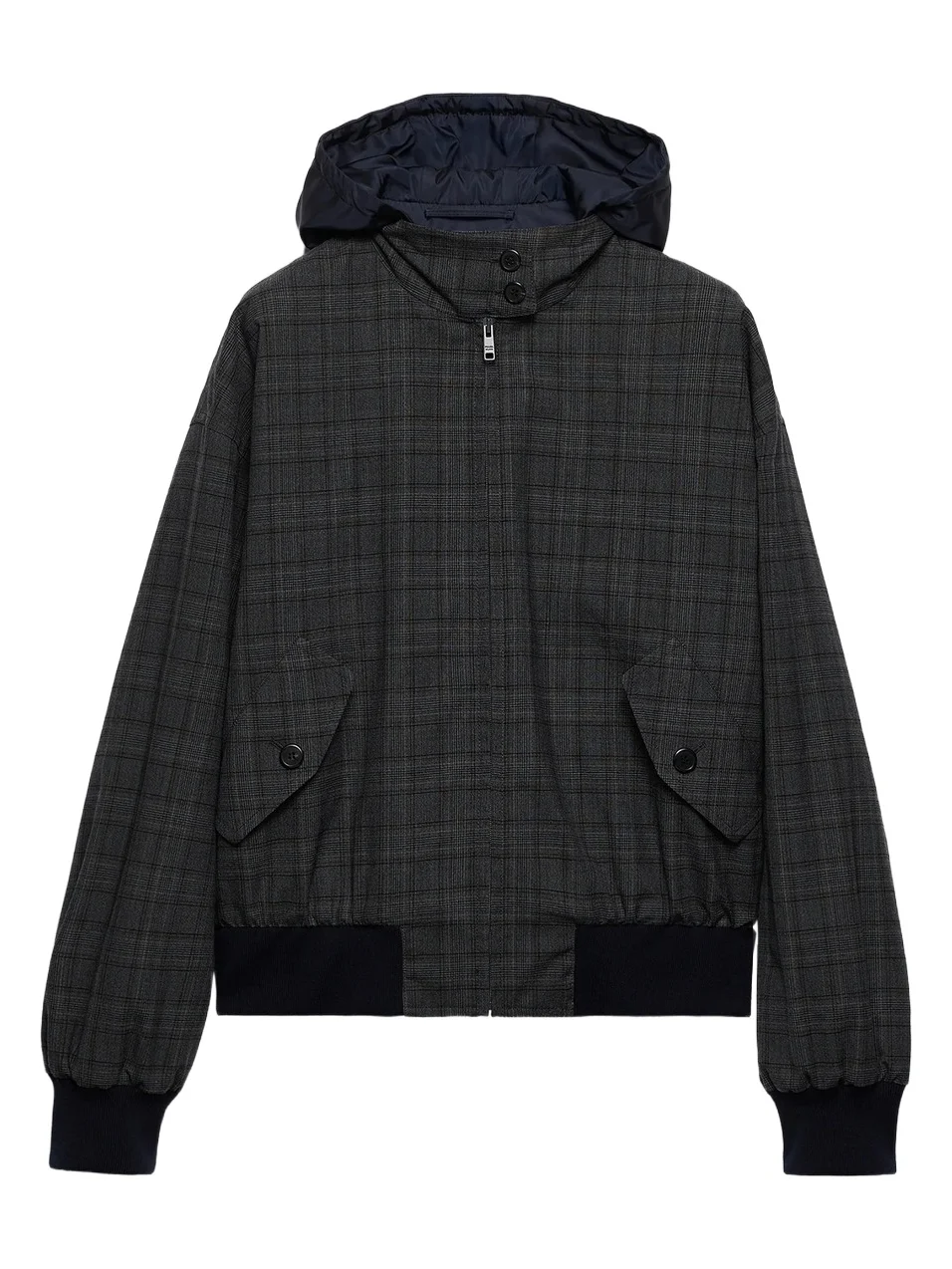 Women's Prince of Wales Checked Wool Jacket Women's Prince of Wales Checked Wool Jacket