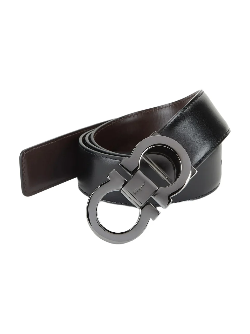 Men's Gancini Buckle Adjustable Cut-to Men's Gancini Buckle Adjustable Cut-to