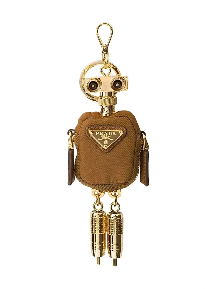 Prada Women's Re-Nylon Robot Bag Charm