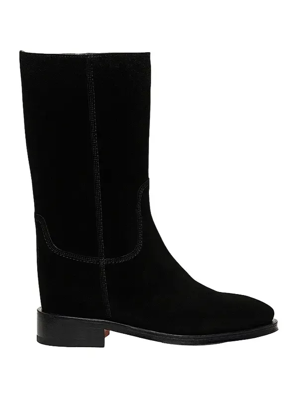 Women's Fleeces Suede Mid-Calf Boots