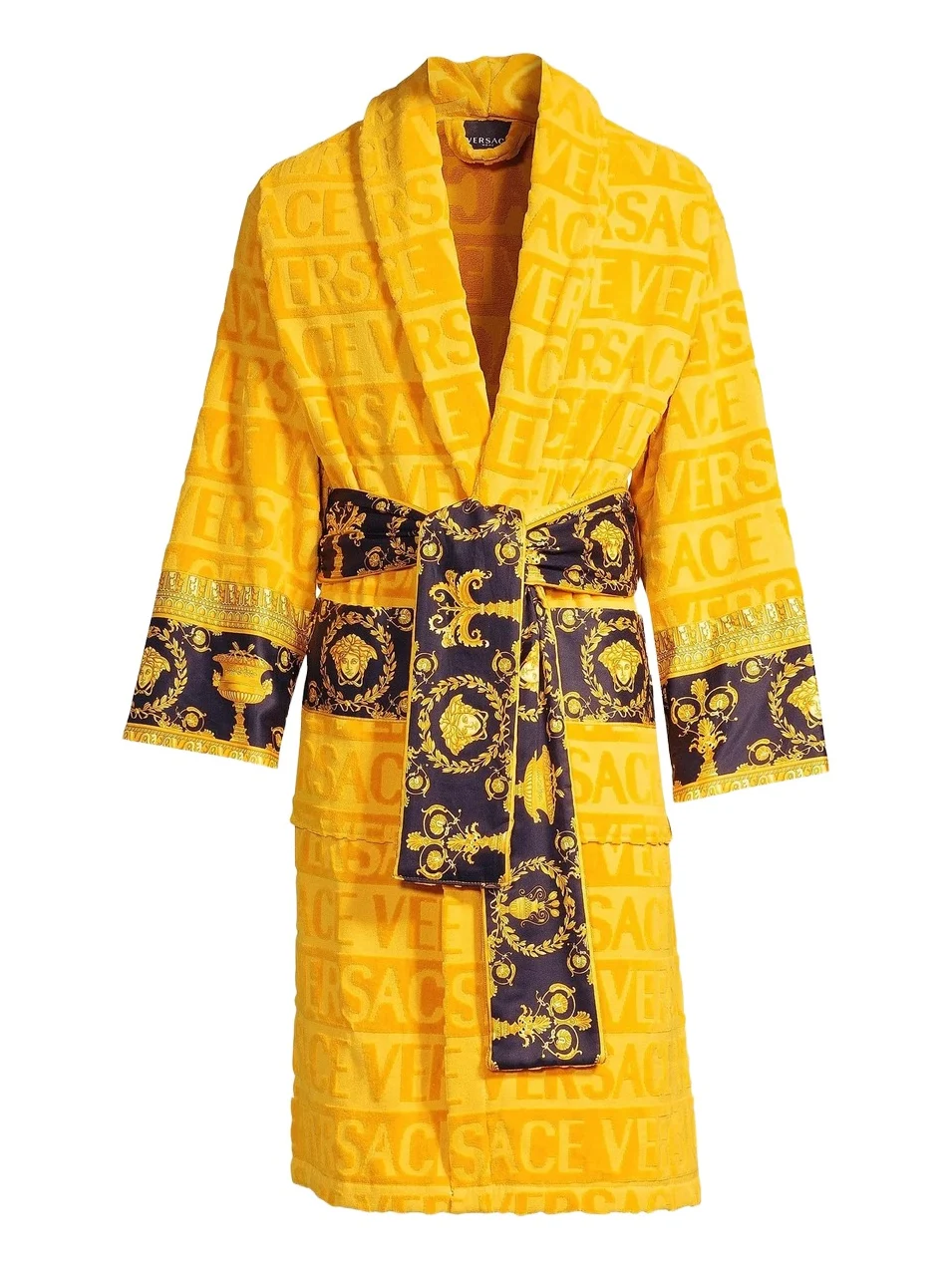 Men's Logo Baroque Bathrobe