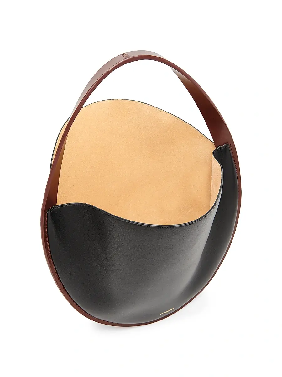 Jil Sander Women's Pivot Leather Hobo Bag | Thumbnail 3 Jil Sander Women's Pivot Leather Hobo Bag | Thumbnail 3