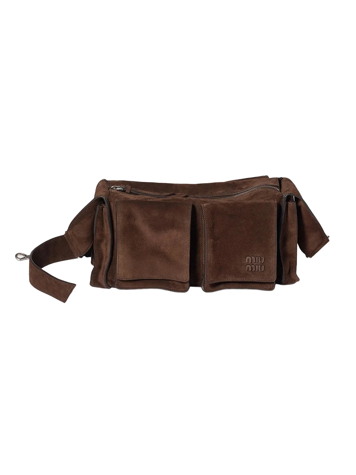 Women's Utilitaire Suede Shoulder Bag Women's Utilitaire Suede Shoulder Bag