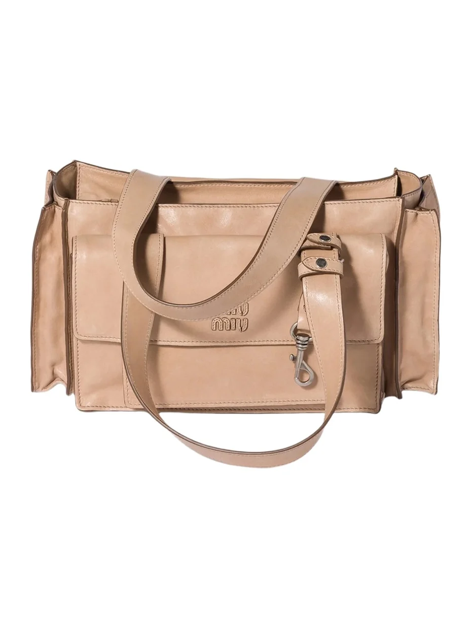 Women's Utilitaire Nappa Leather Shopping Bag
