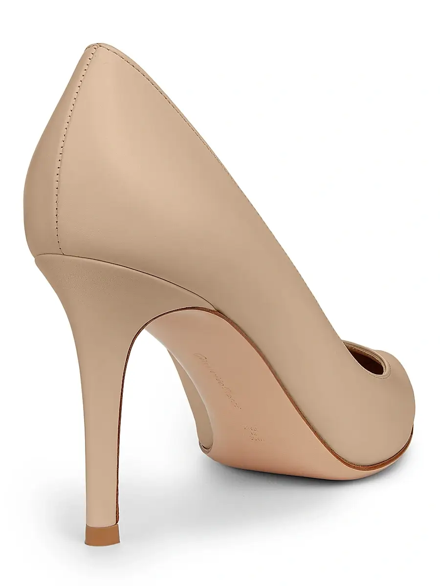 Gianvito Rossi Women's 85MM Leather Stiletto Heel Pumps | Thumbnail 3 Gianvito Rossi Women's 85MM Leather Stiletto Heel Pumps | Thumbnail 3