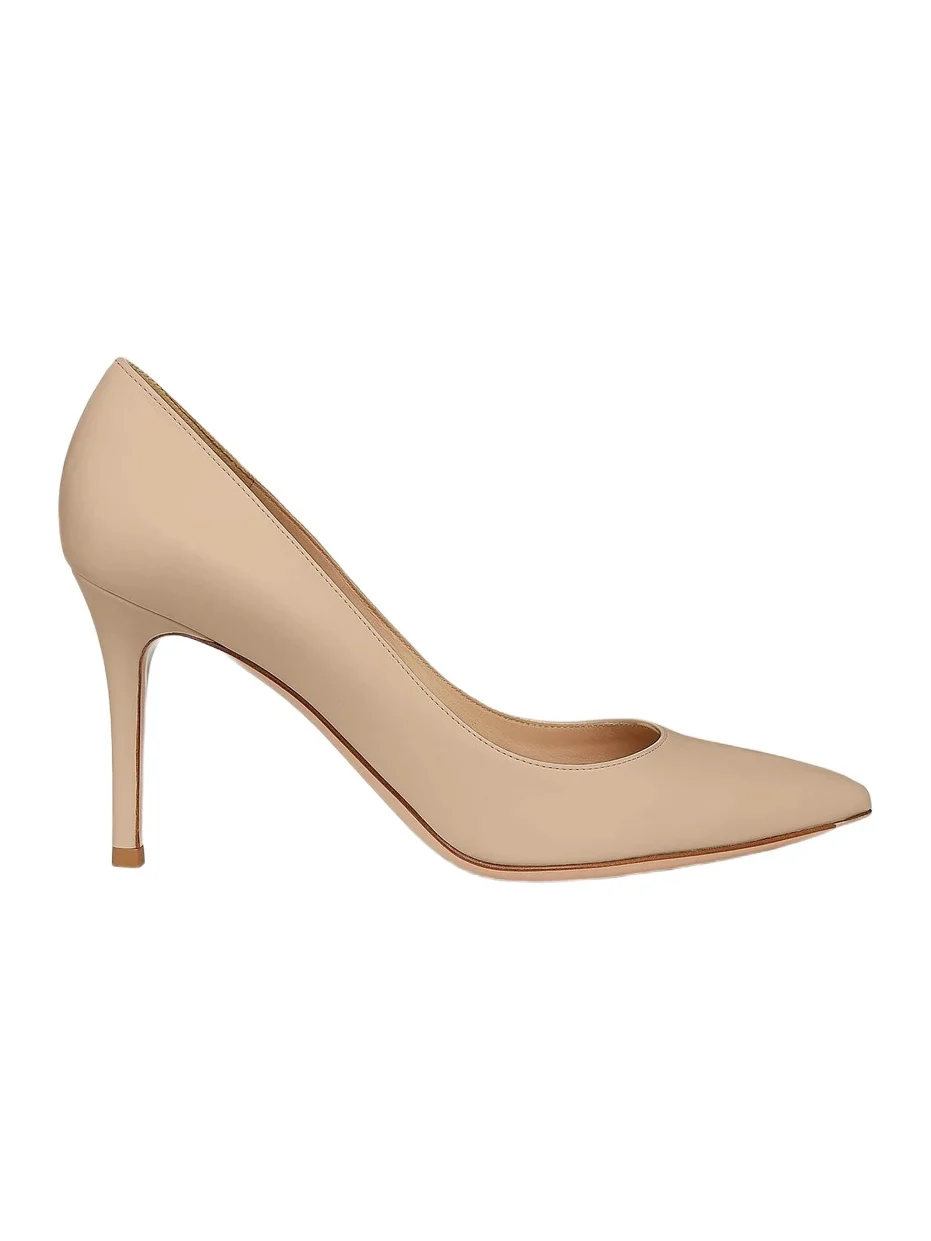 Gianvito Rossi Women's 85MM Leather Stiletto Heel Pumps