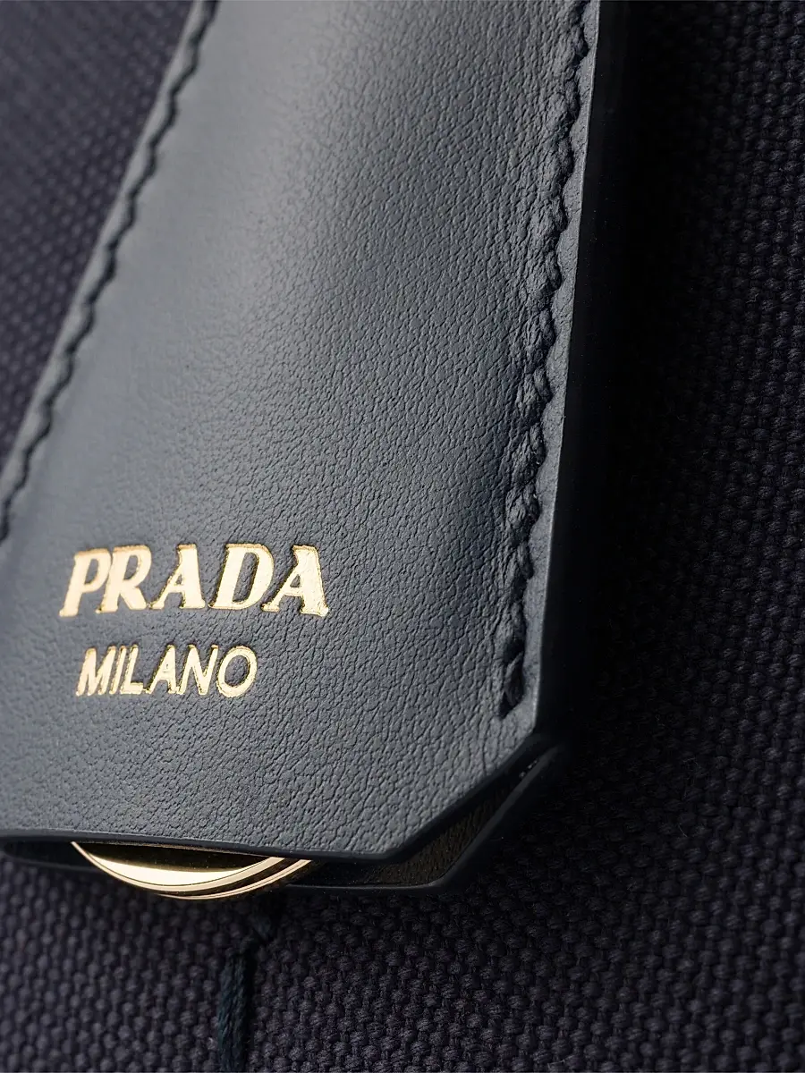 Prada Women's Jardinière Small Cotton Canvas Top Handle Bag | Thumbnail 5 Prada Women's Jardinière Small Cotton Canvas Top Handle Bag | Thumbnail 5