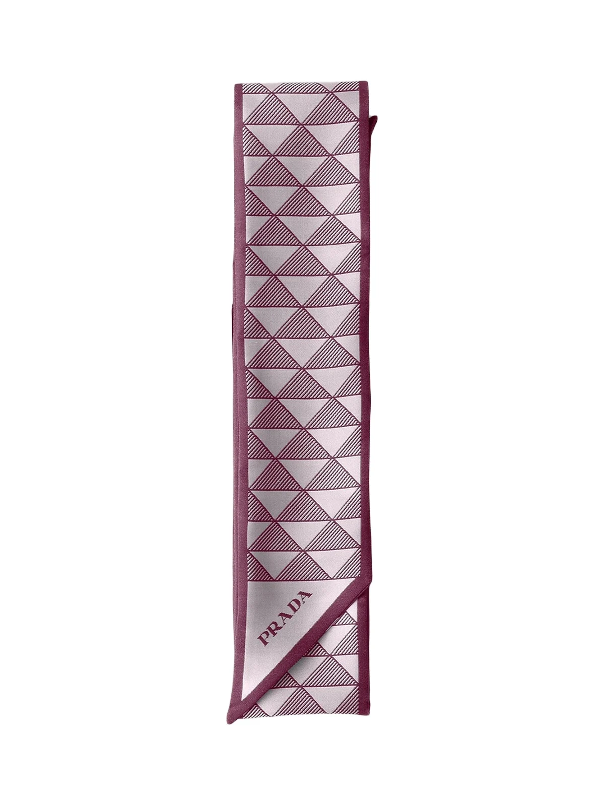 Prada Women's Printed Silk Skinny Scarf