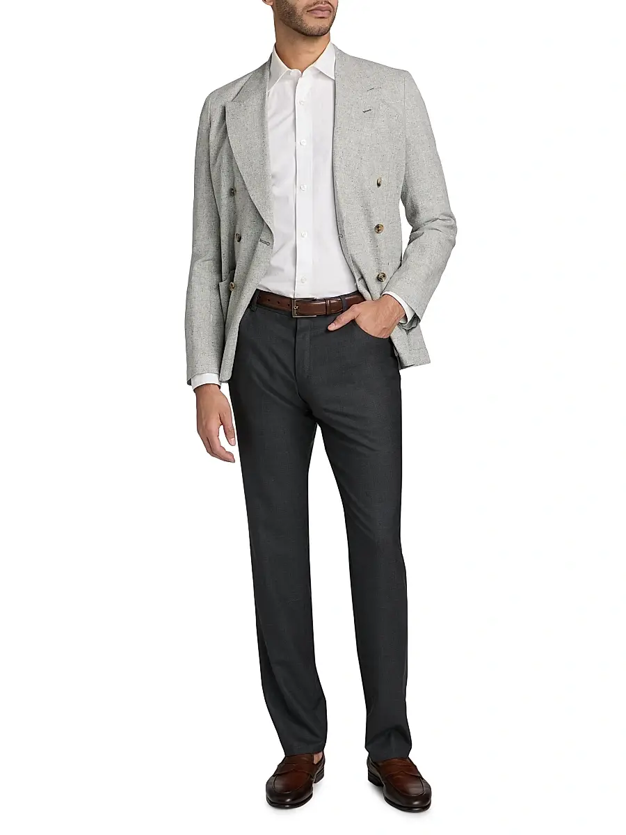 PT Torino Men's Deluxe Super Wool 5-Pocket Pants | Thumbnail 2 PT Torino Men's Deluxe Super Wool 5-Pocket Pants | Thumbnail 2