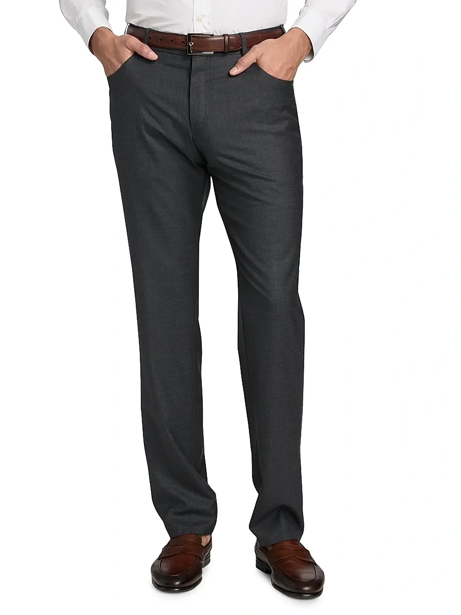 PT Torino Men's Deluxe Super Wool 5-Pocket Pants | Thumbnail 3 PT Torino Men's Deluxe Super Wool 5-Pocket Pants | Thumbnail 3