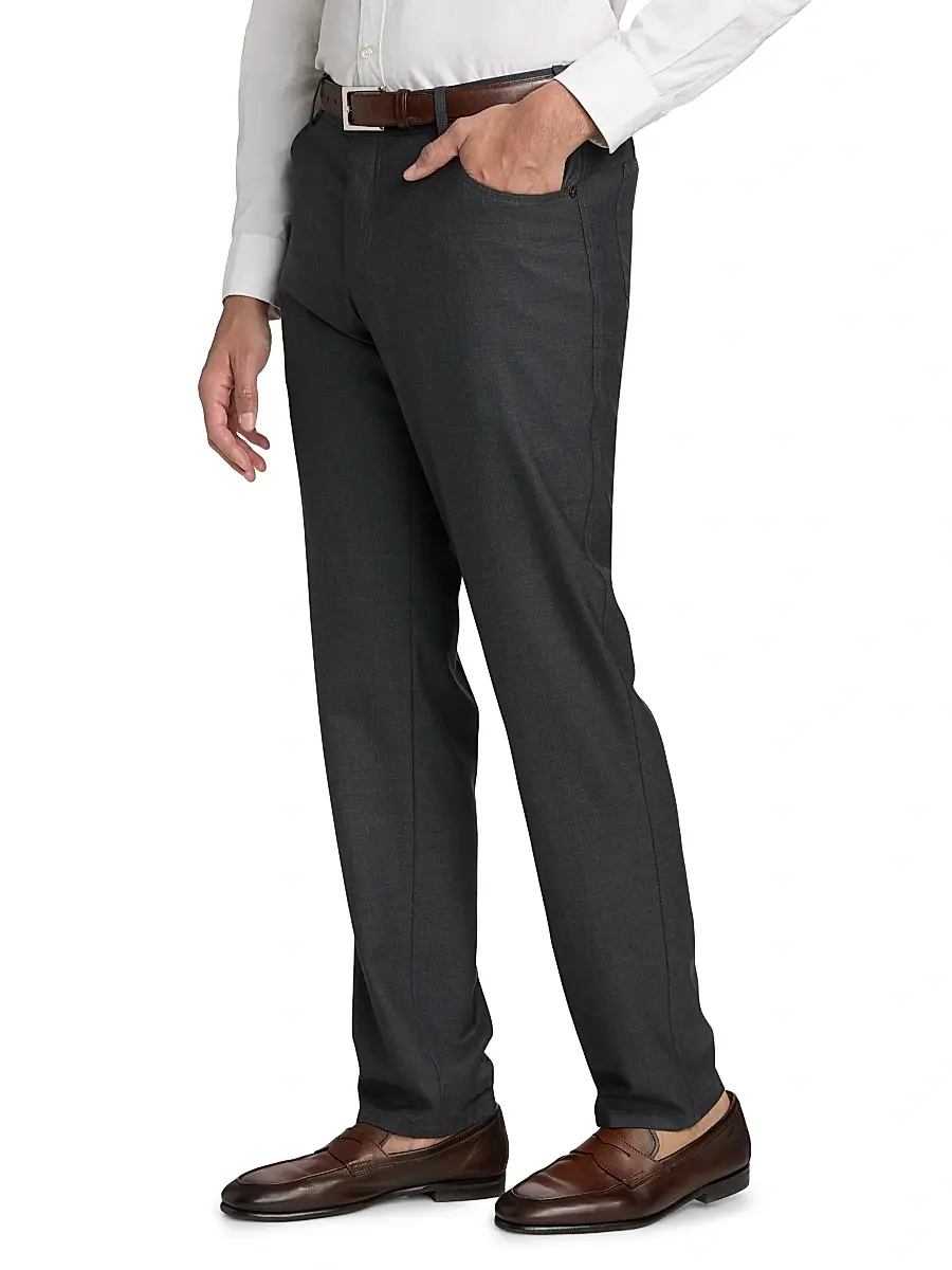 PT Torino Men's Deluxe Super Wool 5-Pocket Pants | Thumbnail 4 PT Torino Men's Deluxe Super Wool 5-Pocket Pants | Thumbnail 4