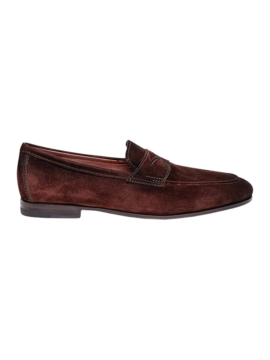 Men's Carlos Suede Penny Loafers Men's Carlos Suede Penny Loafers