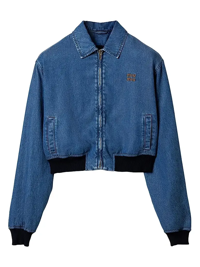 Women's Denim Blouson Jacket Women's Denim Blouson Jacket