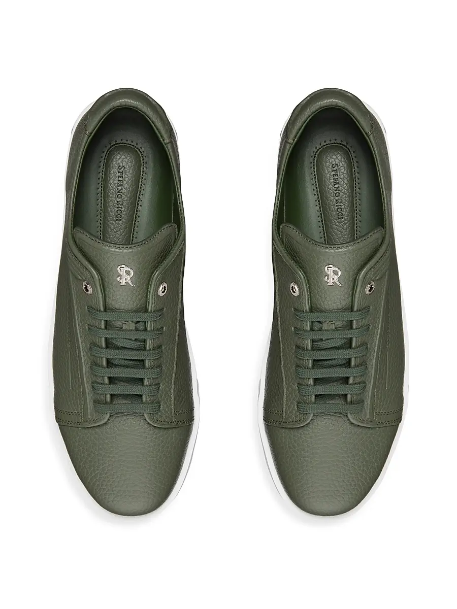 Stefano Ricci Men's Calfskin Sneakers | Thumbnail 4 Stefano Ricci Men's Calfskin Sneakers | Thumbnail 4