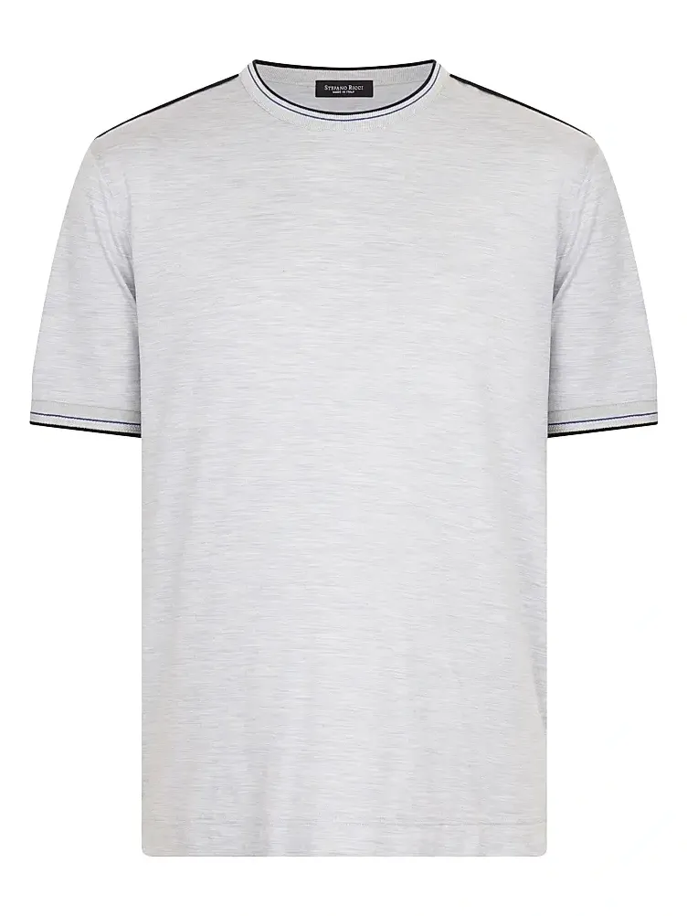Men's Silk and Cotton Crewneck Sweater Men's Silk and Cotton Crewneck Sweater