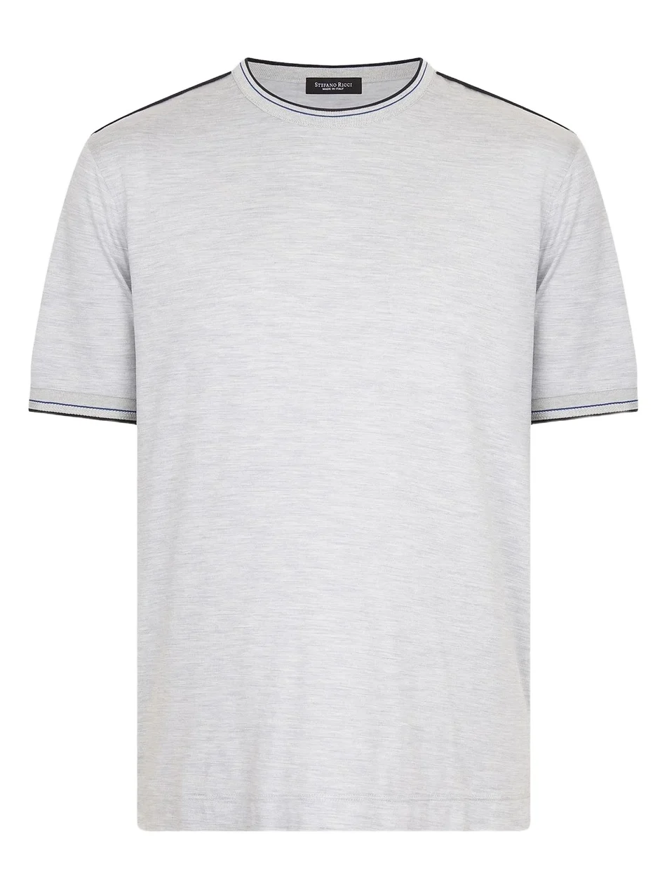 Men's Silk and Cotton Crewneck Sweater Men's Silk and Cotton Crewneck Sweater