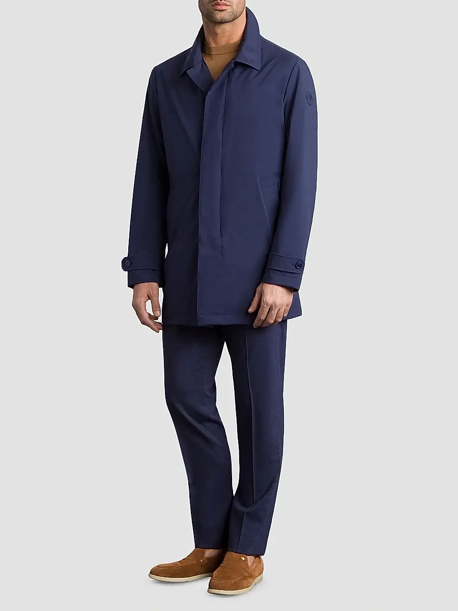 Stefano Ricci Men's Versatile Luxury Lightweight Raincoat | Thumbnail 9
