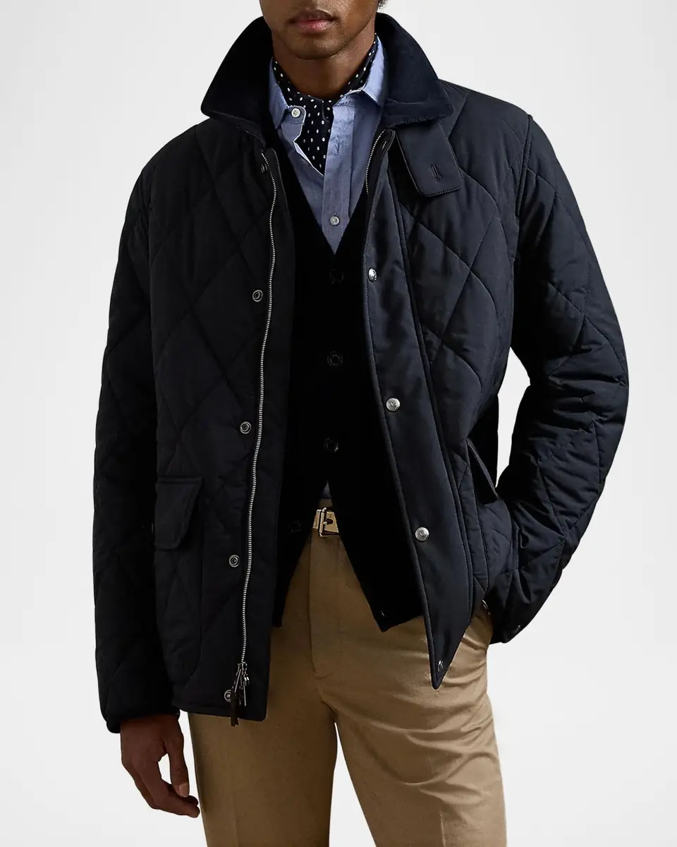 Ralph Lauren Purple Label Men's Carleton Quilted Down Jacket | Thumbnail 4
