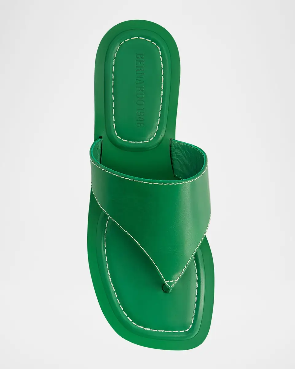 Bernardo 1946 Agora Leather Flat Thong Sandals | Thumbnail 3 Bernardo 1946 Agora Leather Flat Thong Sandals | Thumbnail 3