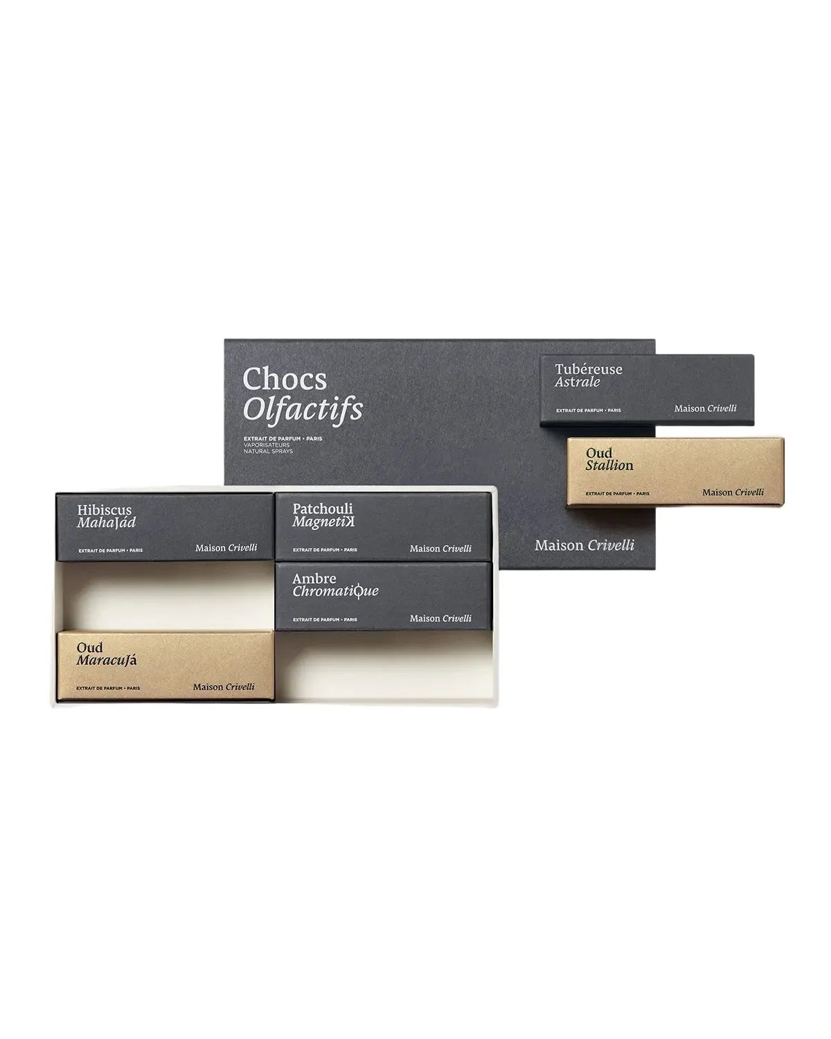 Maison Crivelli Chocs Olfactifs Extraits Set