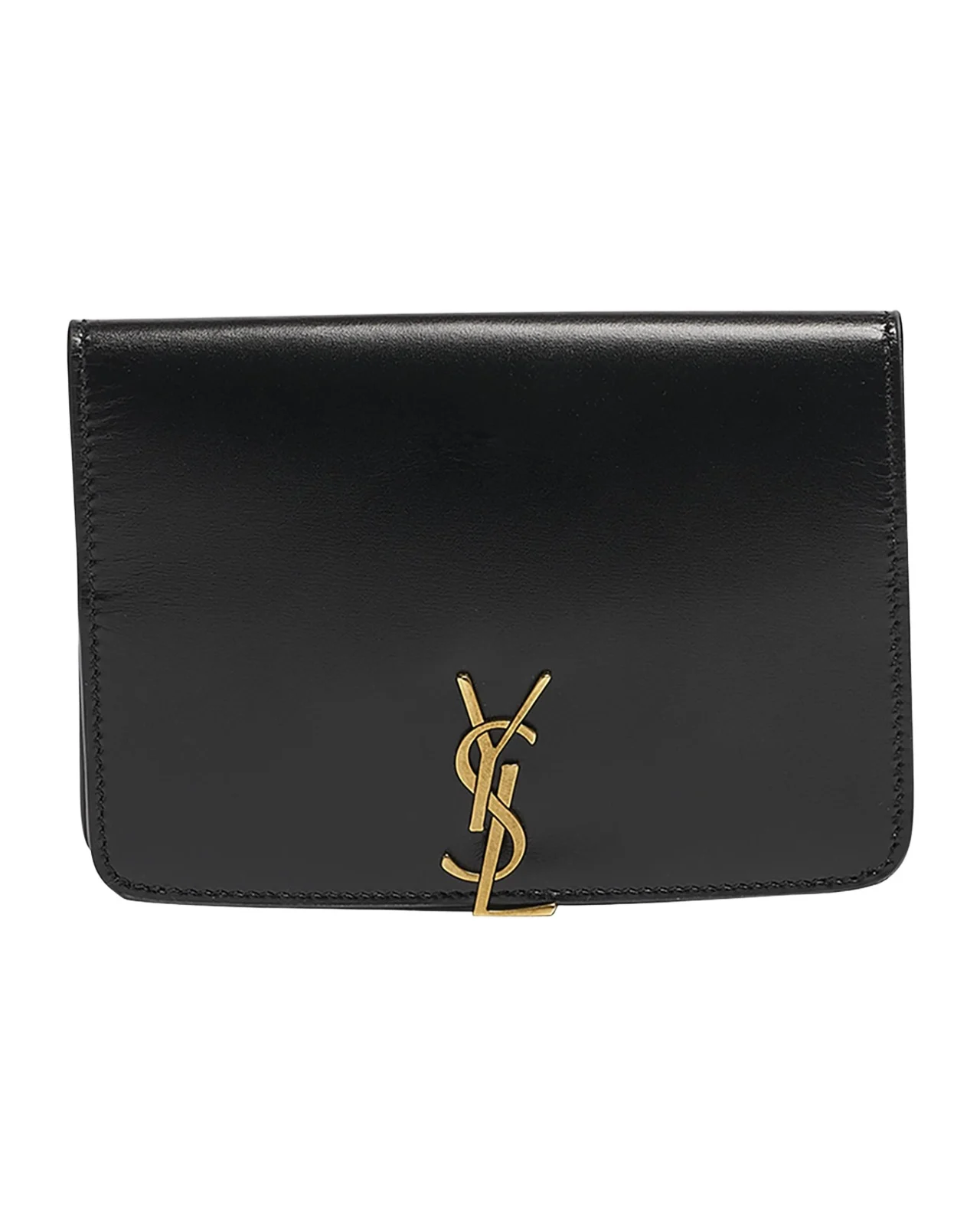 Saint Laurent YSL Passport Holder in Calfskin