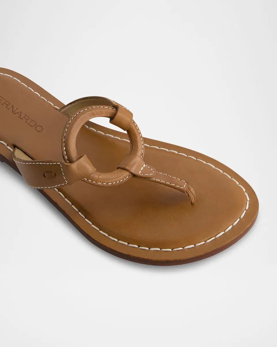 Bernardo Matrix Leather Flat Thong Sandals | Thumbnail 3