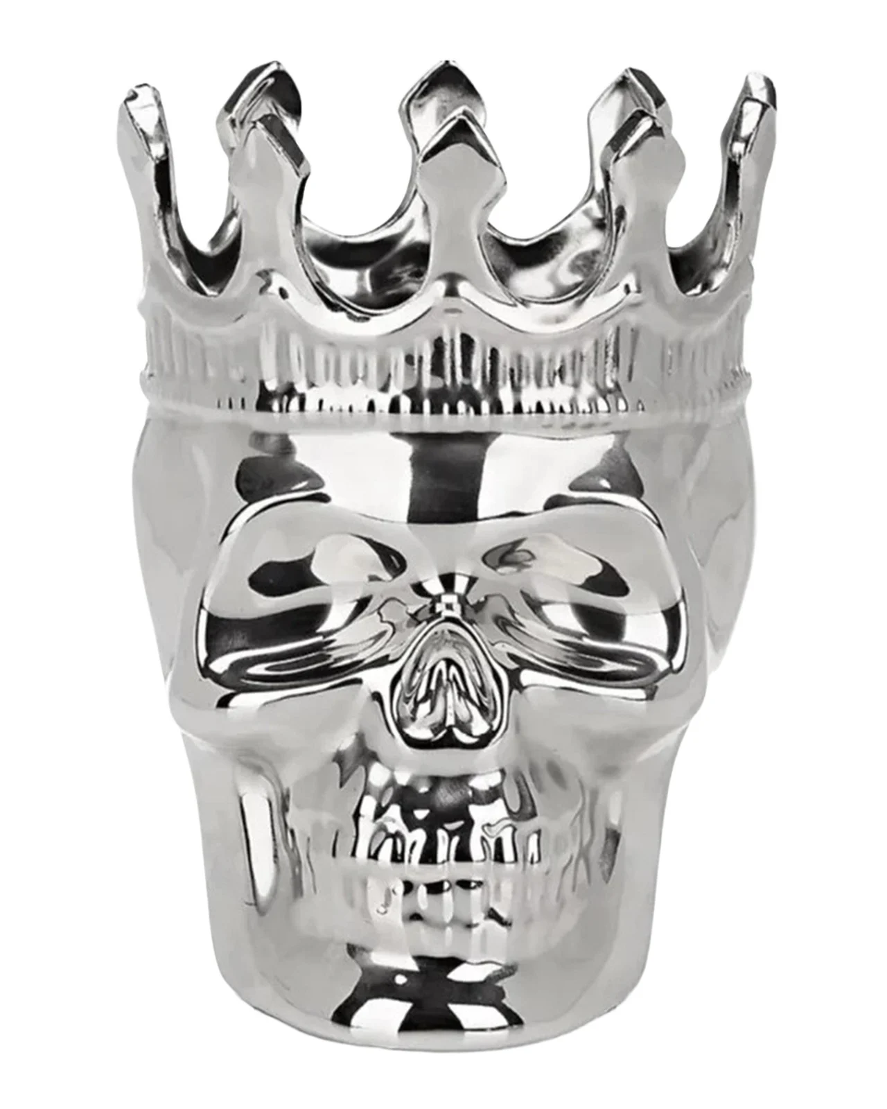Thompson Ferrier Silvertone Maximilien Skull Candle, 23.3 oz. - The Aroma Scent