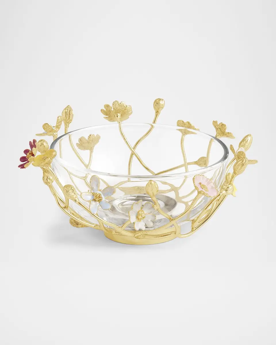 Michael Aram Wildflowers Small Glass Bowl | Thumbnail 2