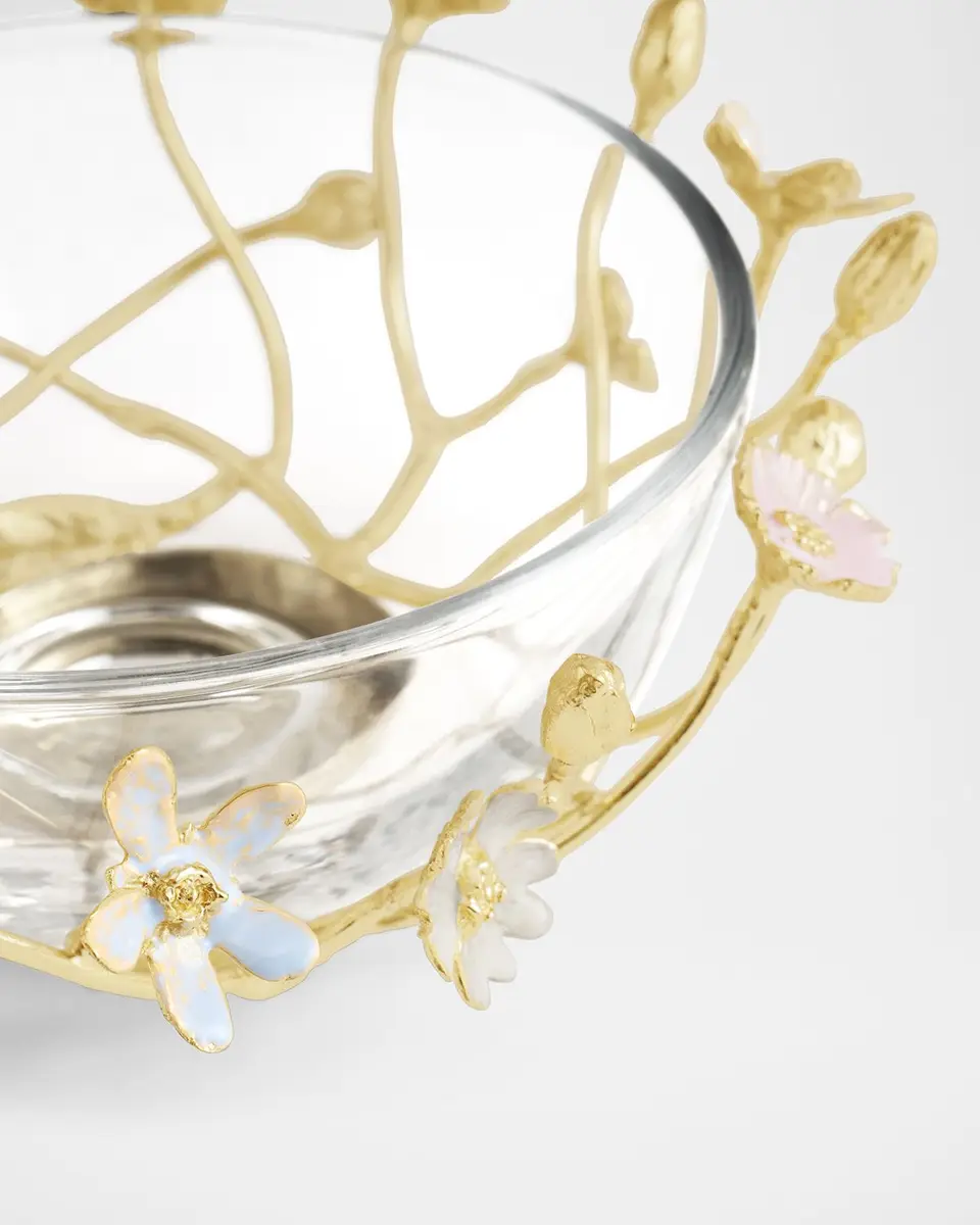 Michael Aram Wildflowers Small Glass Bowl | Thumbnail 6
