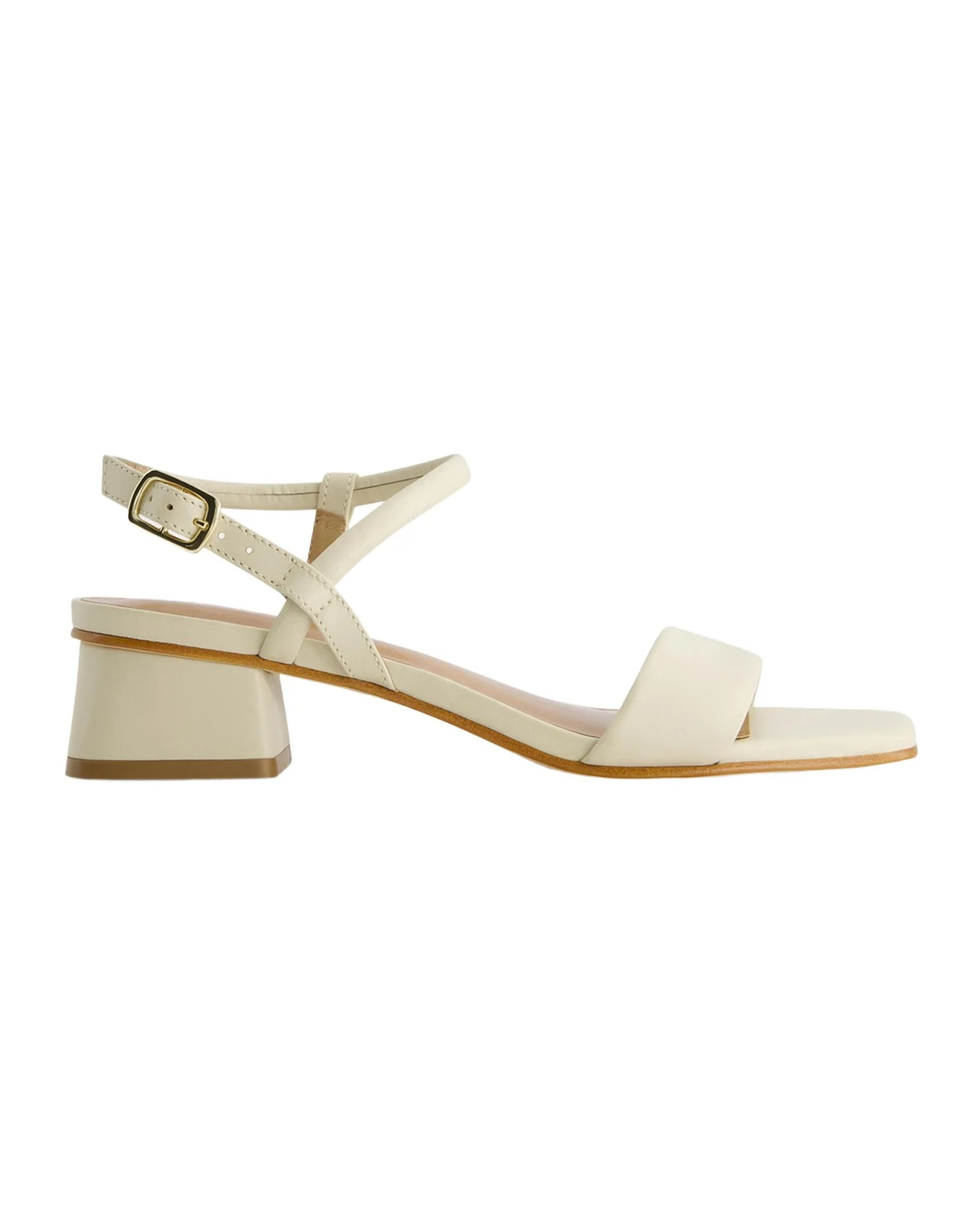 Josei Leather Ankle-Strap Sandals