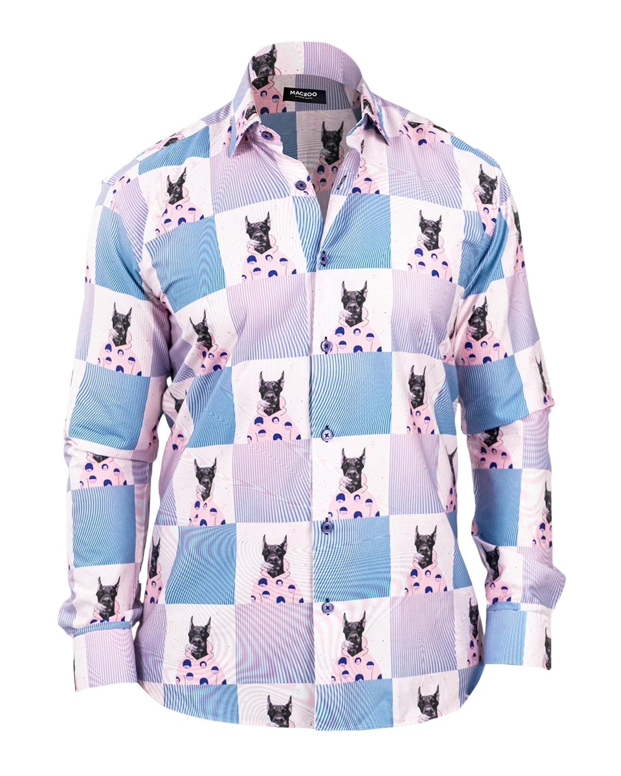 Men's Fibonacci Snoop Check Sport Shirt Men's Fibonacci Snoop Check Sport Shirt